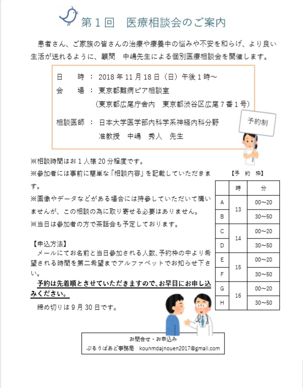 医療相談会のご案内